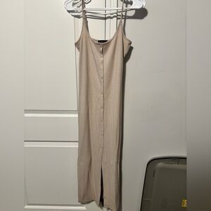 Maxi button-up dress
